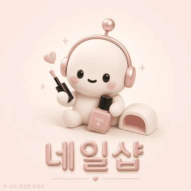 네일 업종 캐릭터